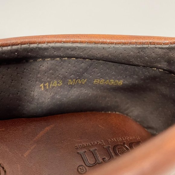 Born Clogs Shoes Buckle Harness Slip On Leather Brown Wedge Heel Womens 11 - Picture 12 of 12